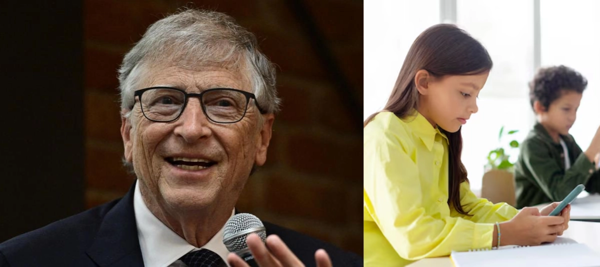 Právě si prohlížíte Bill Gates varuje rodiče před nebezpečím mobilních telefonů pro děti: „Měly by být zakázány, dokud děti nevyrostou.“