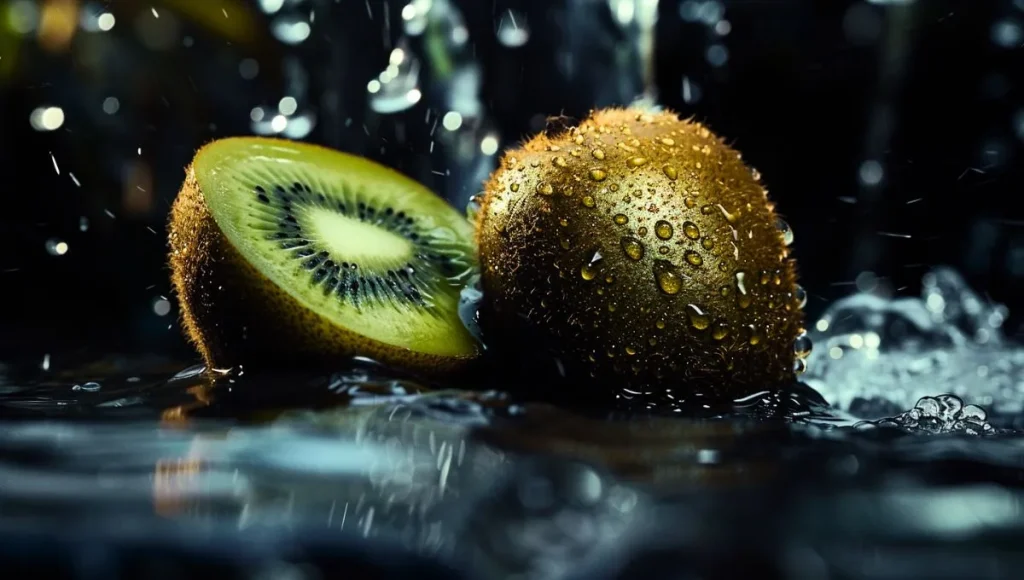 Kůra kiwi: proč se doporučuje dát ji do sklenice s vodou a k čemu slouží